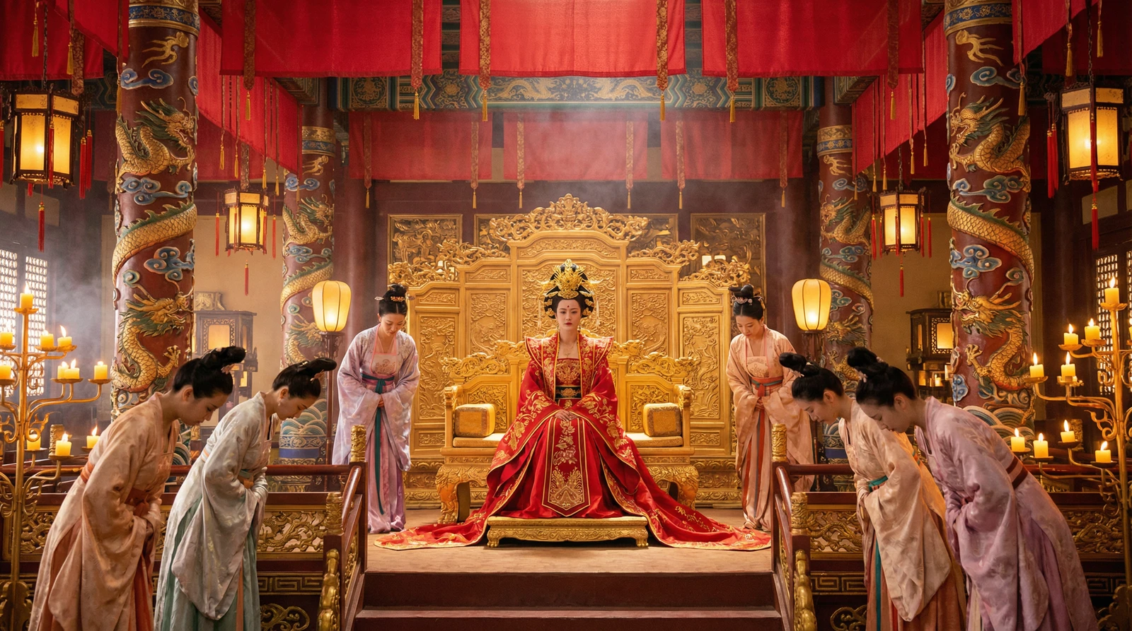 国产国产视频栏目古装宫廷大戏拍摄现场